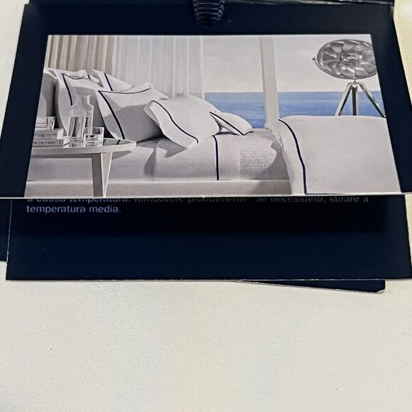 Ralph Lauren King Flat Sheet Organic Cotton Palmer - Picture 3 of 4